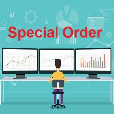 business people on monitor report graph and business analyze